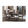 Roma Day extending Dining Table , Walnut, white , Silver Birch