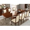 Roma Day extending Dining Table , Walnut, white , Silver Birch