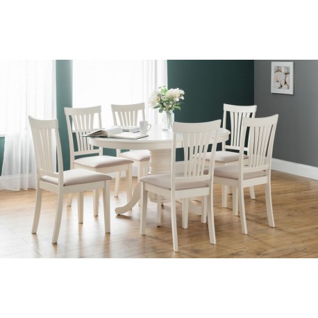 Stanmore Round to Oval Extending Dining Set - JN