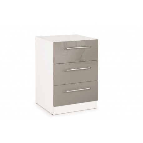 Connect Bayswater 3 Drawer Bedside - IS
