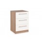 Connect Hyde 3 Drawer Bedside - IS
